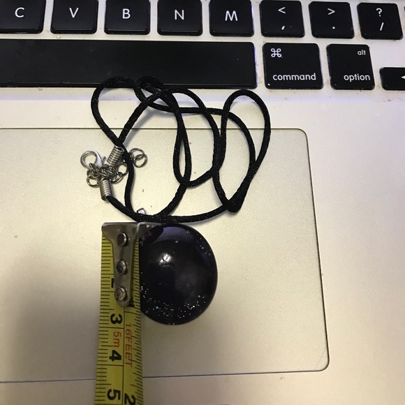 Marble Glass One of Kind Vintage Rare Handmade Necklace - Picture 15 of 16